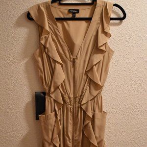 Bebe Nude Silk Dress - With POCKETS!!!!